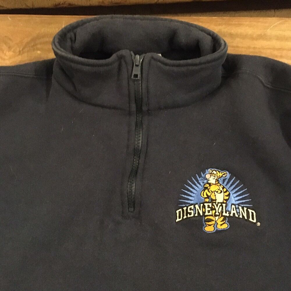Disneyland Resort Tigger Sweatshirt Navy Blue Large